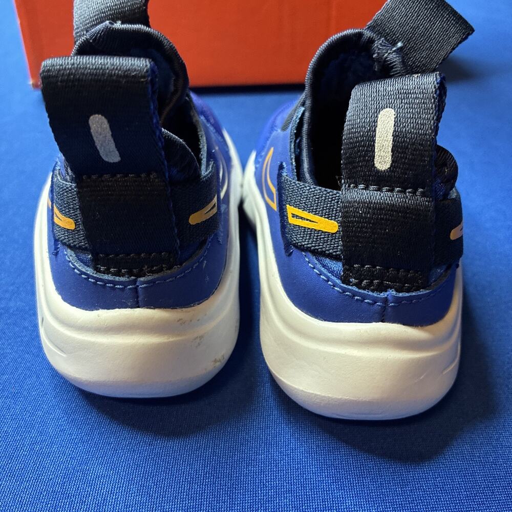 Nike Flex Plus Toddler Athletic Shoes Blue Yellow Size 3c CW7430-405 new in box - Picture 7 of 9